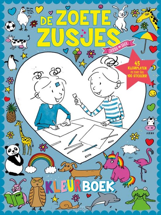 De zoete zusjes kleurboek