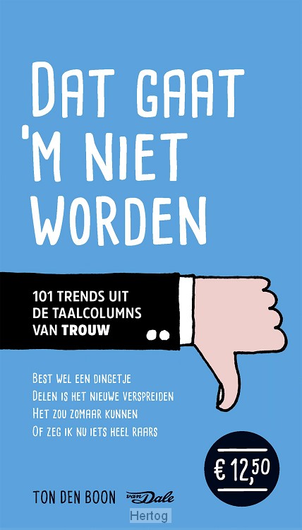 Dat gaat 'm niet worden