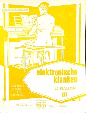 Elektronische klanken 22 Psalmen - deel 3 - Tweedehands Klavar