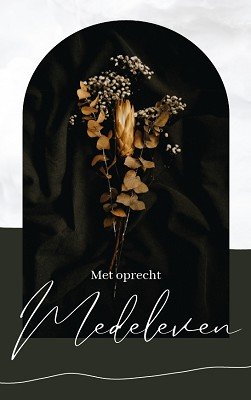 Met oprecht Medeleven - kaarten
